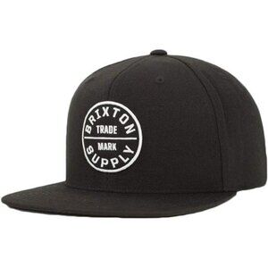 Mens snapback hat flat bill adjustable cap classic fit structured crown